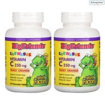 2개 총 180개입 어린이 2세 3세 4세 유아 아기 씹어먹는 비타민 C 소디움 시트러스 감귤류 헤스패리딘 로지힙 과일향 어린이집 유치원 아스코르부산