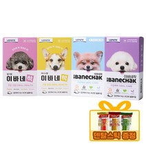 이바네착 필름형 반려견 구강케어 치석제거 30P + 증정 덴탈스틱 3종, 바나나향 30P
