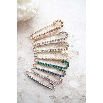 [반값 할인]보석 옷핀 브로치