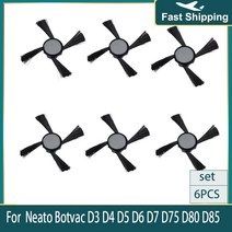 Rv 캐러밴 캠핑카 카라반메인 사이드 브러시 Hepa 필터 액세서리 Neato Botvac D 시리즈 D7 D85 D3 D4 D6 D, 09 6pcs