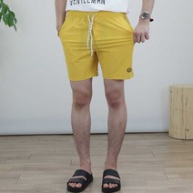 로코비전 남자 스마일 밴딩 반바지 쿨 아이스 4부 사방스판 여름 숏 팬츠 빅사이즈