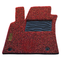 퓨어그래스 캐딜락 XT5 1세대 25mm 프리미엄 노블 코일매트, 1열+2열+3열, 트렁크 추가, 마그마 레드