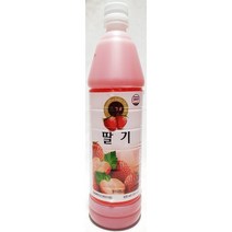 무배_딸기원액(청솔 835ml)X12 업소용, 1