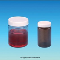 다용도 광구병 스트레이트 사이드자 유리 샘플병 100ml ~ 1000ml, 240㎖ (투명 60/Pk)