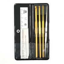 튤립 [튤립 TCK-001]클래식 모사 코바늘 세트1(블랙)