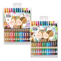 모나미 모니주 샤프식 색연필 24색, 블루_$EZD