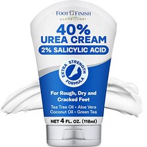 LOVE LORI Urea 크림 40 Percent for Feet 4 oz Foot 크림 For Dry Cracked Heels & Feet - Callus Remover &