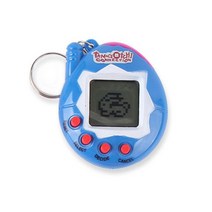오락 선물 열쇠 고리 애완 동물 장난감 Tamagotchi 전자 크리스마스 교육 재미 90S 향수 가상 사이버, 01 blue1