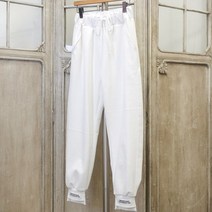 이힝 패치 컷팅 밴딩 스트링 배기 조거팬츠