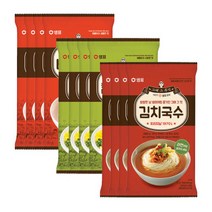 샘표 즉석 국수 3종 12봉지 (비빔국수김치막국수, 샘표 즉석 국수 3종 12봉지 (비