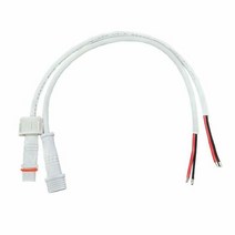 전선 SB0002 화이트 방수커넥터 DC전원 서큘라 몰딩 2Px0.3, 필수선택:SB0002(W)