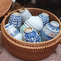 고급 수제 찻잔 보이차 보관통(3편)-등예차통 차케이스/대익차 대리점 다도방