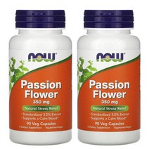 나우푸드 패션 플라워 350mg 90정 2개, 1개, 기본