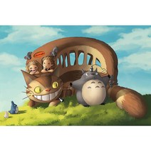 이웃집토토로 캐릭터 직소퍼즐 지브리 애니 굿즈 집콕 생활 스트레스해소 친구 가족 선물용, 토토로-06, 1000피스