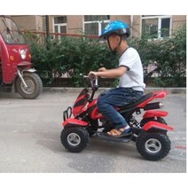 ATV 사륜바이크 올 뉴 미니 사륜 오토바이 비치 모터사이클 가솔린 2충 49CC 이 어른, 24V300W전동4인치 타이어