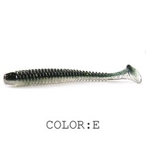 Supercontinental-스윙 임팩트 링 청어 낚시 루어 6 개/10 개 인공 Pesca Leurre Souple, 05 E_03 97mm 6pcs