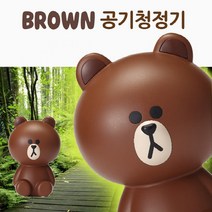 브라운 공기청정기 원룸 자취방 아이방, brown-0211