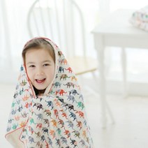 [천삼백케이] [슬립스파] 디자인 블랭킷 북유럽 아기 유아 낮잠 이불 무릎담요, 홑겹블랭킷-화이트베어