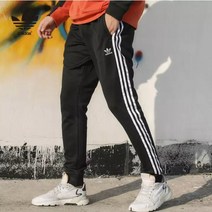 백화점 정품 아디다스오리지널스 [남여공용] 슈퍼스타 트랙팬츠 GF0210 아디다스오리지널 남성 여성 클래식 검정 레귤러핏 밴딩 조거