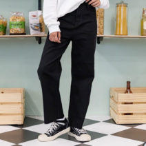 투버튼 면바지