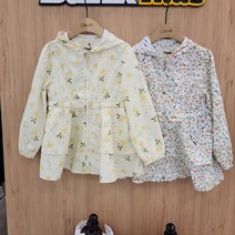 [치크] 논현점 23년 신상품###여아들의 필수품@@@바람막이 점퍼####간절기 점퍼@@@여아 전판나염 바람막이 CKJA23S1G