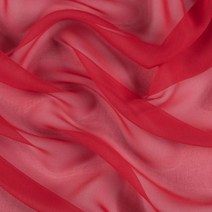 데코탑 칼라쉬폰19색 하이멀티 쉬폰 원단 천 대폭, 무지개빨강