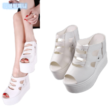 웨지샌들 플랫폼샌들 샌들 푹신한 통굽슬리퍼5cm 통굽웨지힐 슬리퍼 10cm 통굽샌들 통굽슬리퍼7cm 통굽퍼슬리퍼 천연소가죽