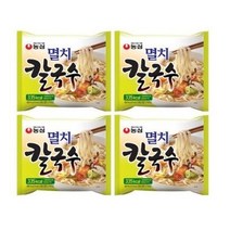 농심 멸치 칼국수, 98g, 8개