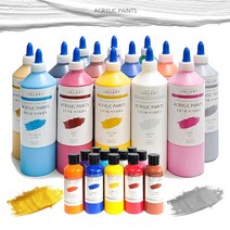 아크릴물감 대용량 전문가용 발색좋은 취미 화방 아크릴물감세트, 100ml_레드