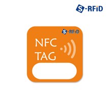 현승 NFC 태그 메탈 스티커 칩 라벨 카드 인쇄 제작, 1개, 사각 스티커 태그(No.25T)