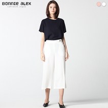 보니알렉스 보니알렉스(BONNIE ALEX) 포인트 와이드 크롭 팬츠 (택가격:89000원)