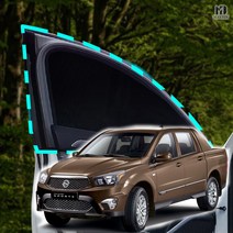 메이빈 차박 모기장 방충망 코란도 스포츠, SUV/RV-2열(좌+우)+세차타월
