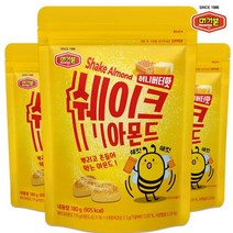 [머거본] 허니버터맛쉐이크아몬드 180g 3봉, 없음