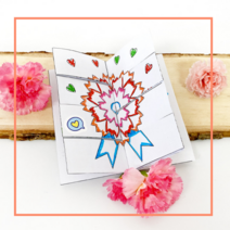 어린이집 유치원 어버이날 카네이션 감사 카드 만들기 스승의날 유아 예쁜 메시지 kit