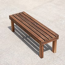 원목 벤치의자 우드 나무 정원 현관 긴의자 평상 야외, 새 길이 120 너비 25 높이 12