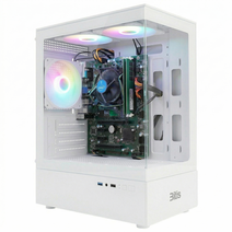게이밍컴퓨터 조립PC 데스크탑 본체, 화이트, 사무용 고급 i5-8500, 500GB, 16GB, WIN11 Home