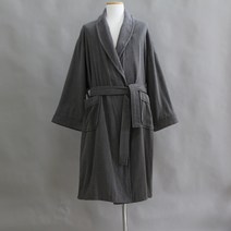 코튼클라우드 5성급 순면 호텔 샤워 가운 30수 40수, 40수 호텔 샤워가운, 40수 가운 다크그레이