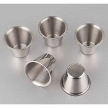 스텐 비중컵 비커 계량컵 밀도 컵 비중계 테스트, (304 트루컬러) 싱글 푸딩컵