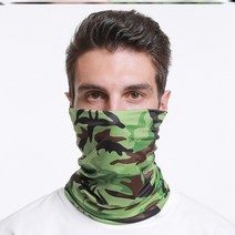 Aug.16 257번 아이스 자외선 차단 두건 여름용 아웃도어 넥 워머 세트 남성 목 보호대 마술타월 얇은 느낌Z, 23-그린 카 무 프 리 사이즈
