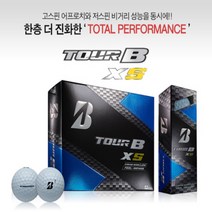 브리지스톤 TOUR-B XS 정품볼 3피스 골프공, 화이트, 1박스