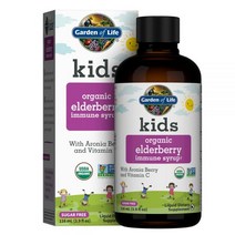 가든 오브 라이프 Kids 유기농 엘더베리 면역 시럽 3.9 fl oz