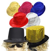 신사모자 모음 페도라 스팡클 반짝이 무대 연말파티, 선택10-페도라모자블랙