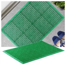 현관매트 테잔디 중형사이즈 PVC재질 흙 먼지 수분제거 조립식 신발흙털이발판, 1개