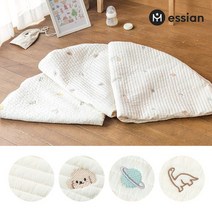 모데즈 누빔 자수 아기 원형러그용 커버 8종 디자인선택
