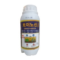 광이노신 500ml 열매 비대 과수 수확량 증가 꽃 개화 촉진제 착과율 사과 복숭아 고추 토마토 사과 감귤 포도 복숭아 대추 배 과일 단감, 500ml 1병, 1개