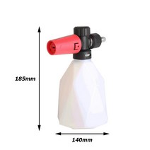 거품 랜스 숙련된 제조 500mL 세차 압력 세척기 스노우 폼 건 캐논 G1/4 퀵 릴리스 커넥터 핫, 01 빨간