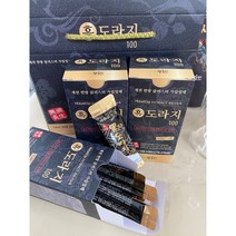 약초인 흑도라지청 스틱 국산 100% 무설탕 무색소 약도라지청 선물용, 60포, 10ml