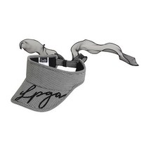 PGA TOUR&LPGA 여성 패턴 원바디 바이저(L215AP562P), BLACK
