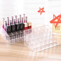 계단식 진열대 투명 아크릴 절곡형 4단 계단형 받침대 악세사리 향수 화장품 틴트 립스틱 매니큐어 피규어 전시대, 1개