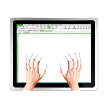 올인원컴퓨터 21.5 인치 산업용 패널 미니 올인원 PC 19 "17" 임베디드 태블릿 컴퓨터 정전 식, 09 i7-5500U 8G 128G, 01 17 inch